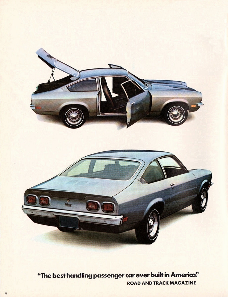 1972 Chevrolet Vega Canadian Brochure Page 2